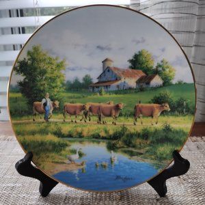 Winston Roland Ross Logan Decorative Plate 8.25"